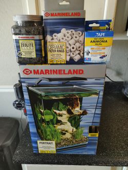 Brand New Marineland Portrait 5 Gallon Aquarium Kit Thumbnail