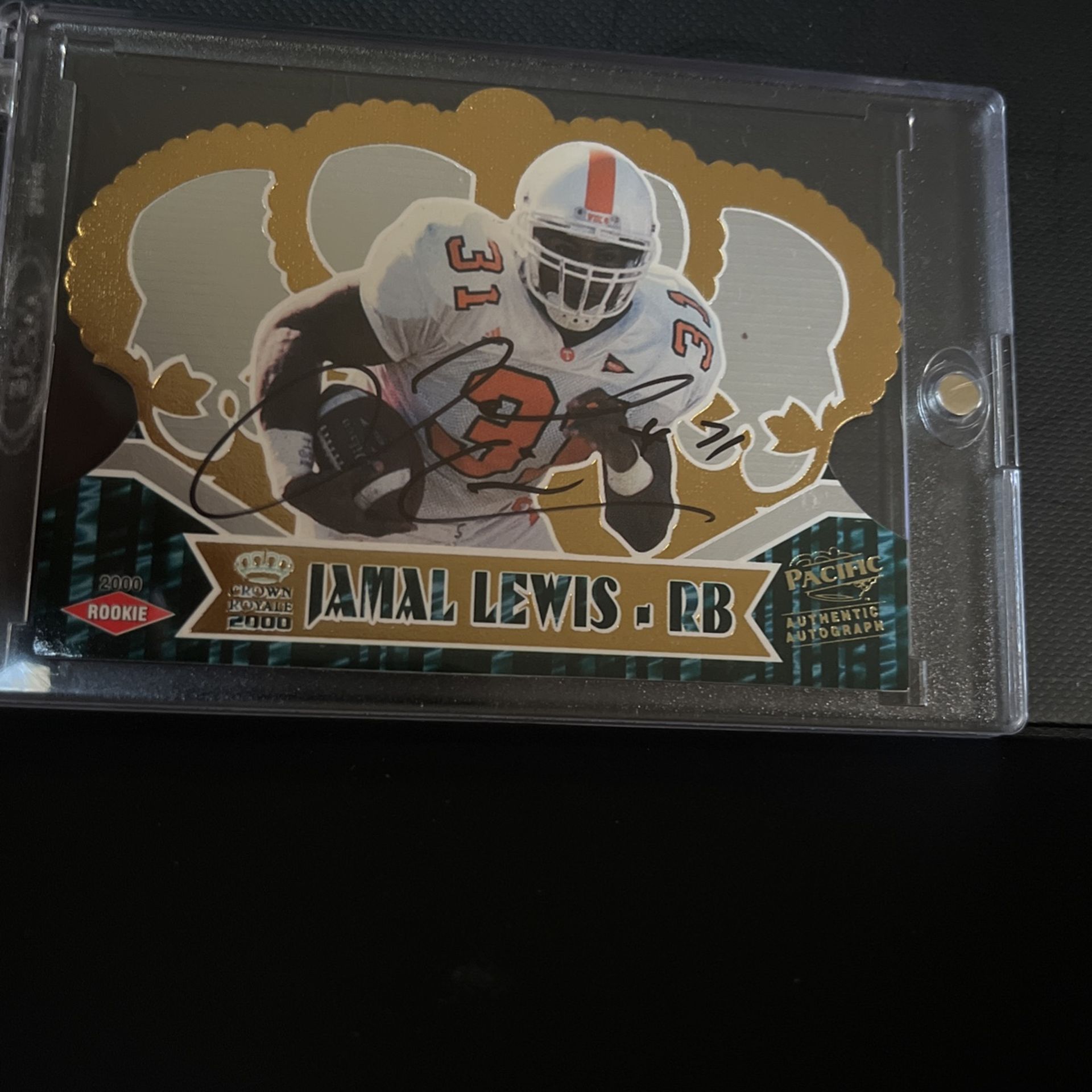 Jamal Lewis Rookie Autograph
