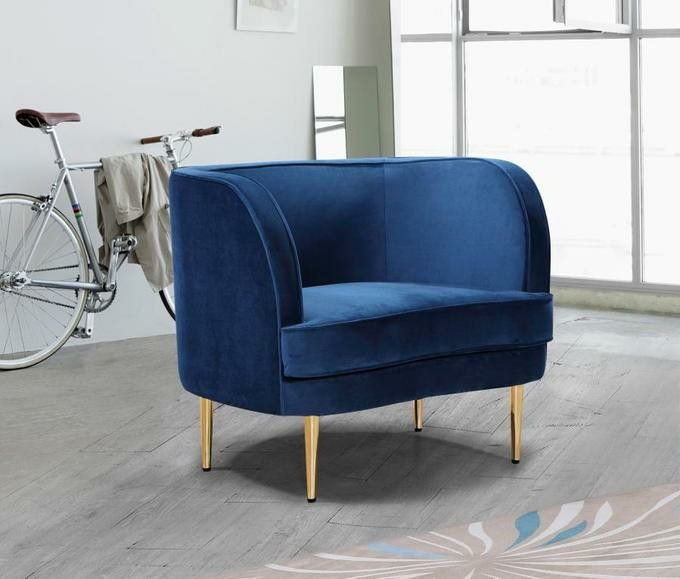 Vivan Velvet Navy Living Room Set
by Meridian
3-7 Days Delivery