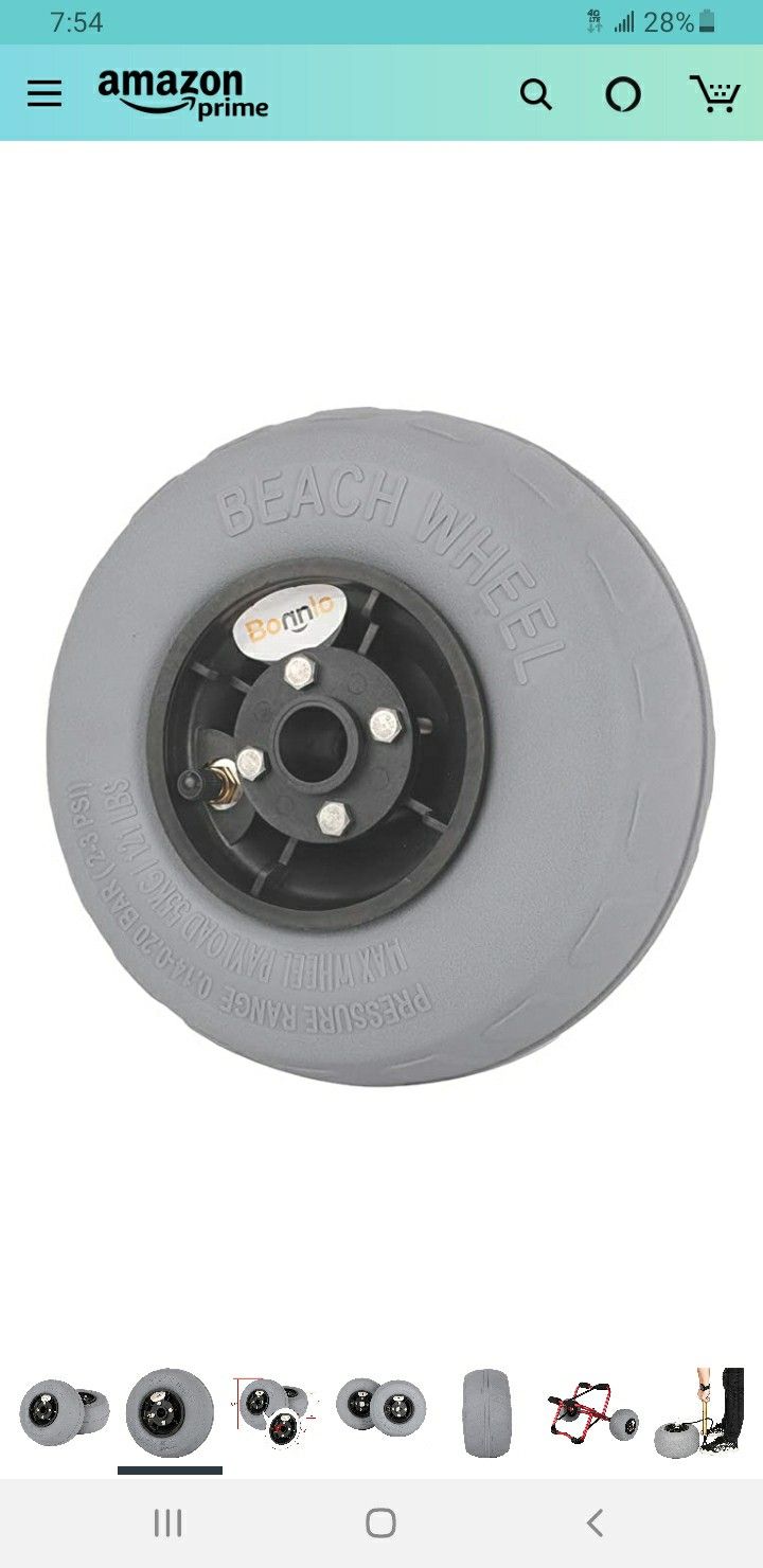 Beach Balloon Wheels 8.5" Tires