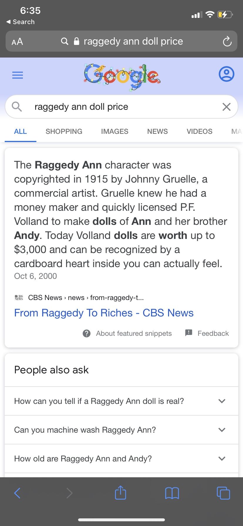 Raggedy Ann And Andy