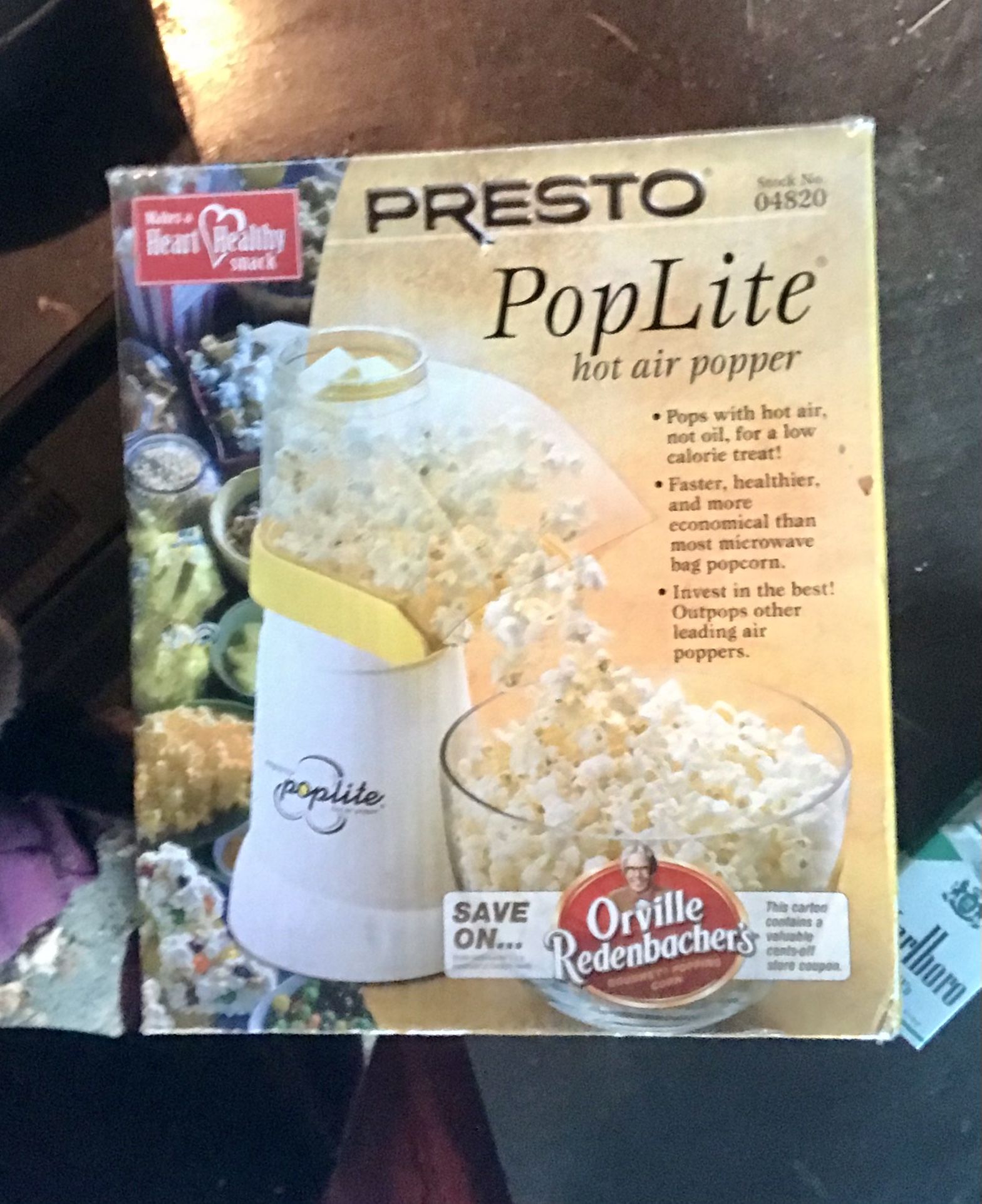 Presto Pop Lite Hot Air Popper