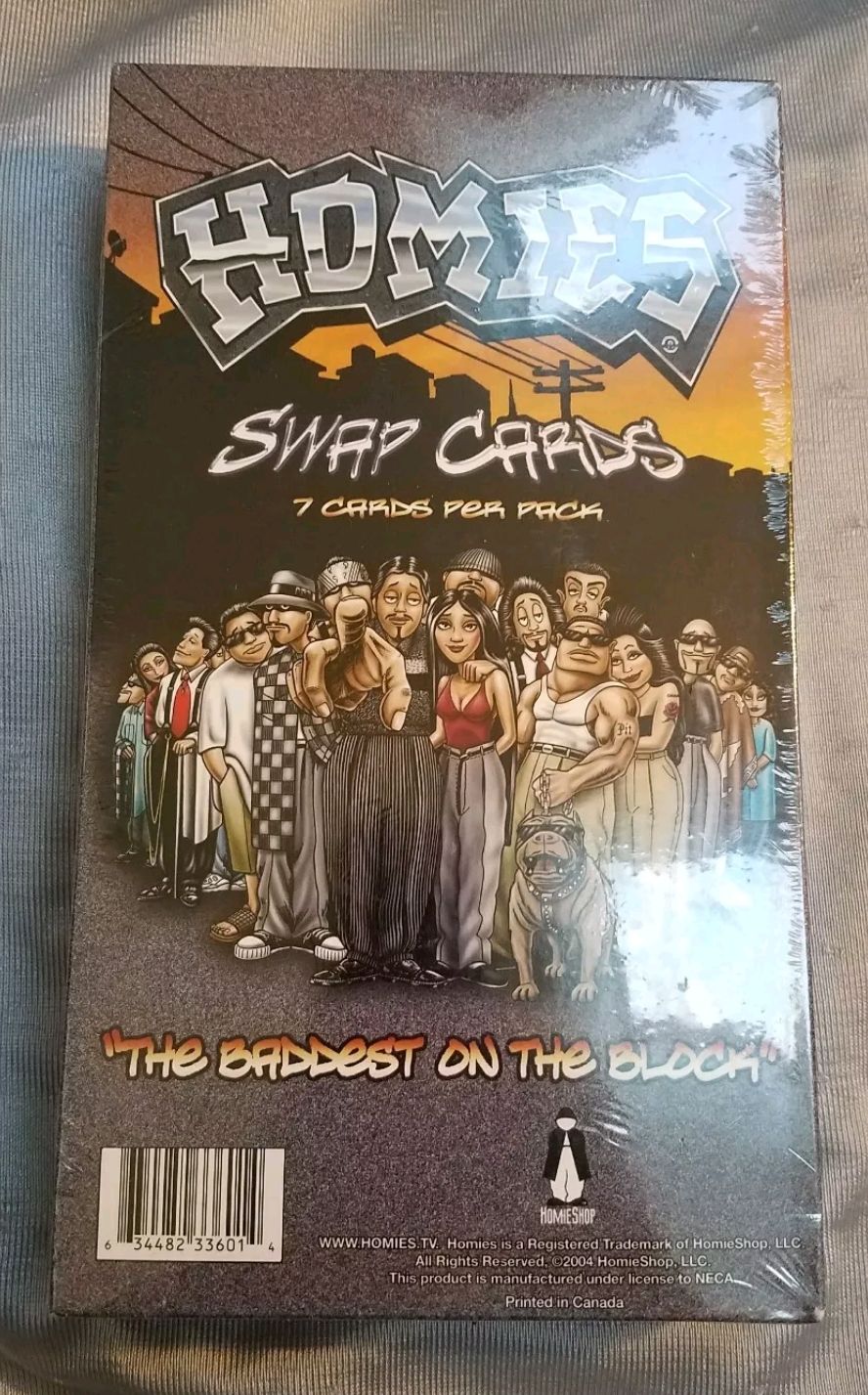 Homies Swap "The Baddest on the Block" Trading Cards Box NECA 2004 Sealed  New for Sale in Kenosha, WI - OfferUp
