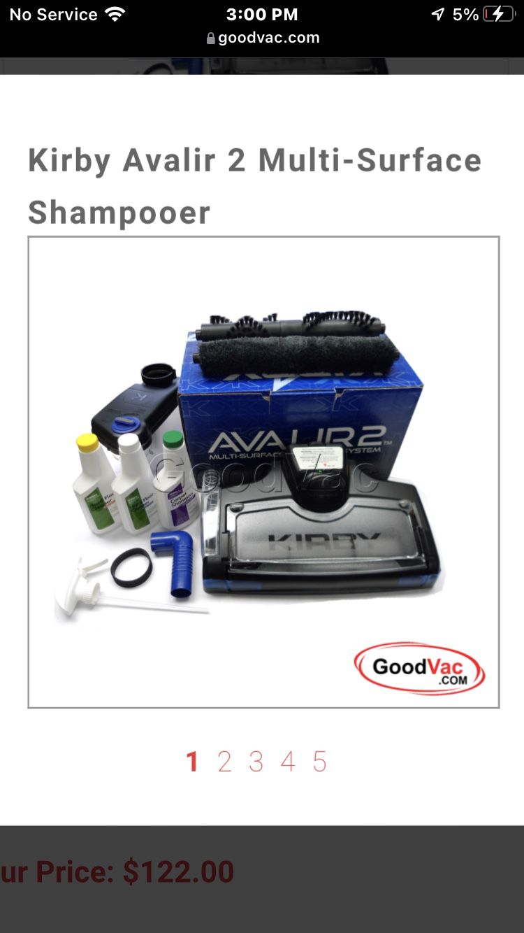  Brand New Kirby Avalir 2 Multi-Surface Shampooing System 