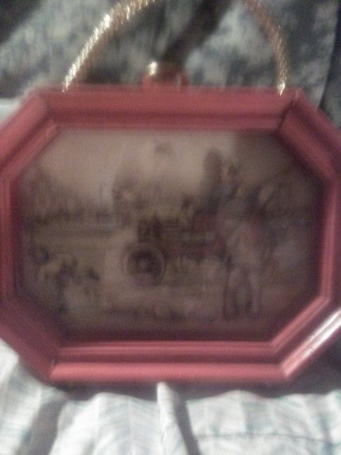 Vintage Wooden Purse