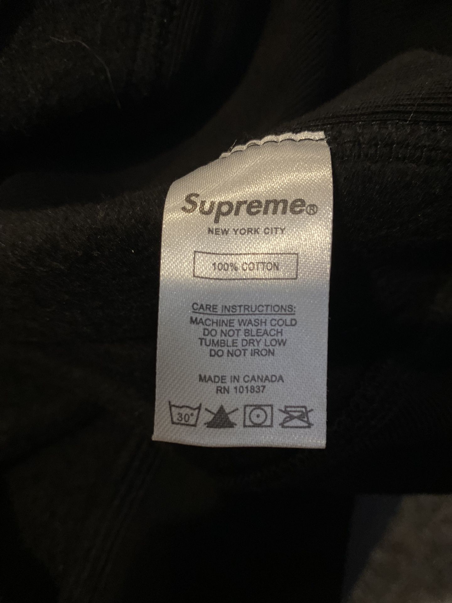 Size Large Supreme Hoodie
