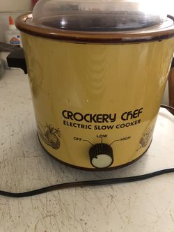 Crockery Chef Electric Slow Cooker Ceramic (3.5 qt) Thumbnail