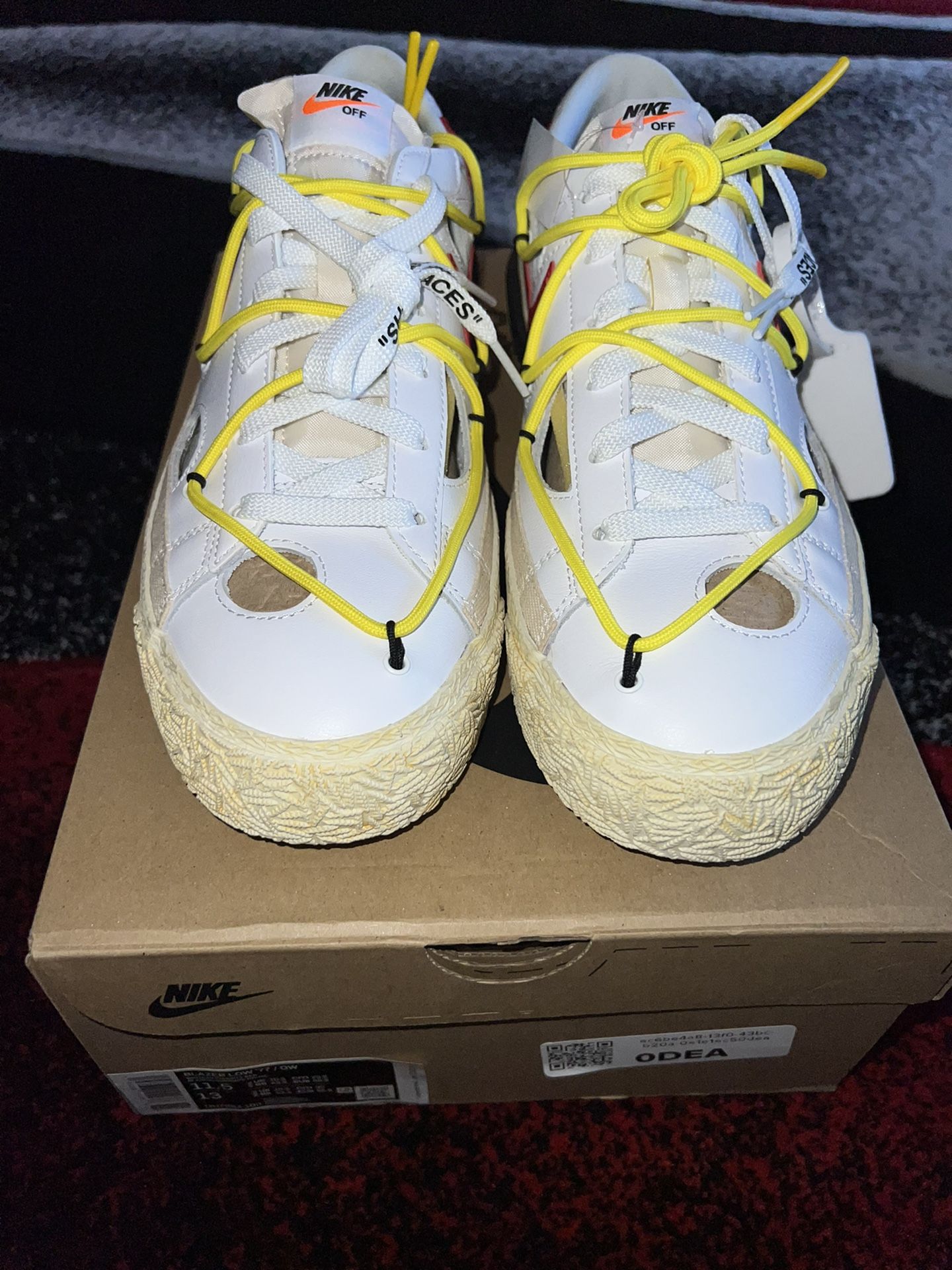 Brand New Off-White blazer low sz.11.5 w/receipt