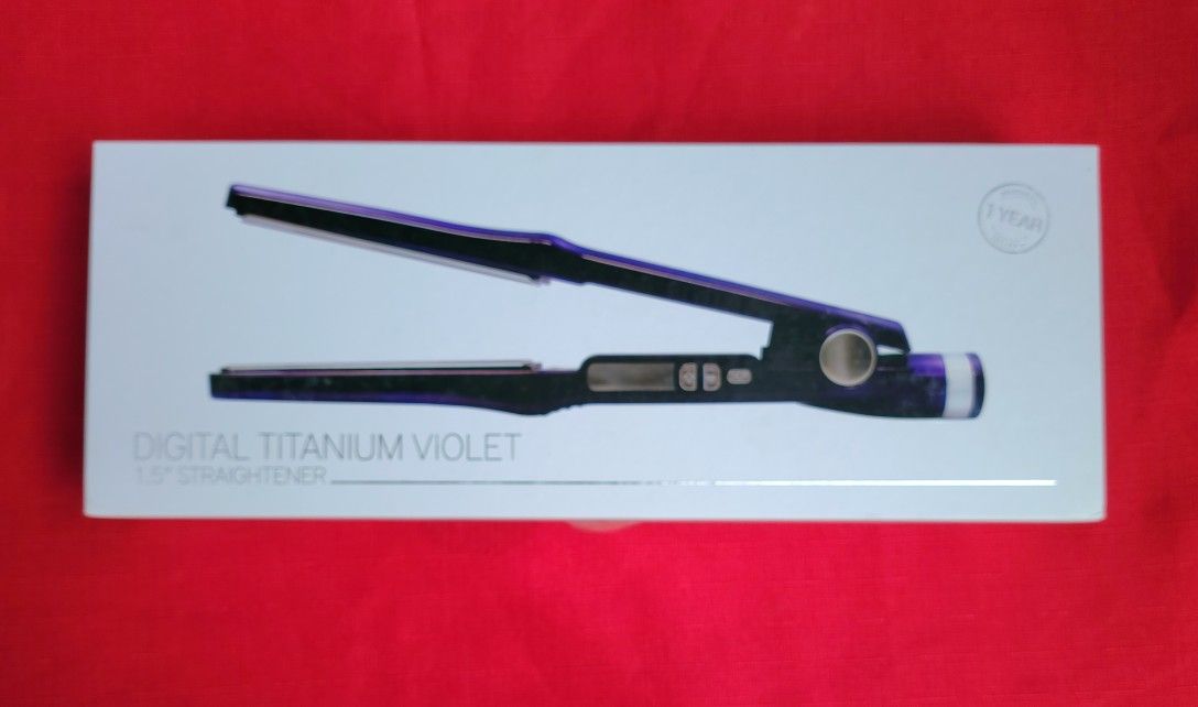 Herstyler Digital Titanium Flat Iron Professional Hair Straightener Ionic Glider