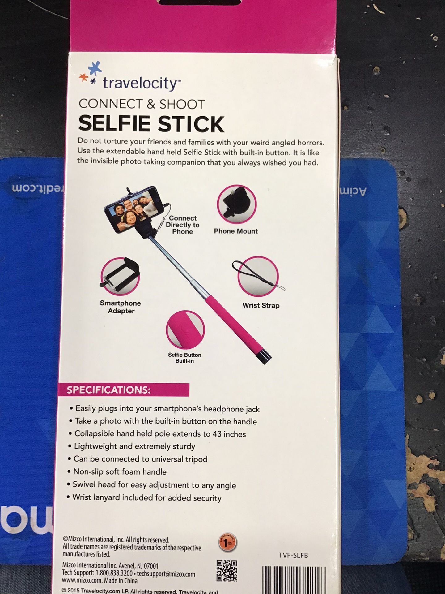 Pink Selfie Stick