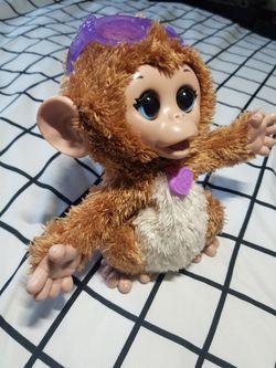 FurReal Friends Baby Cuddles My Giggly Monkey Pet Plush Thumbnail