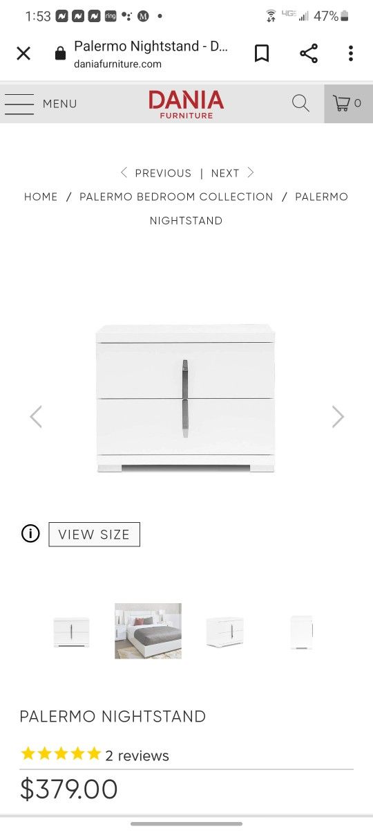 Dania King Bedroom Set