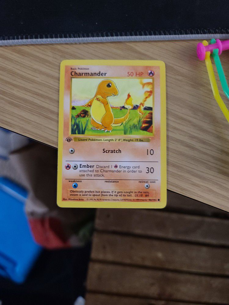 1st Edition Charmander Colorless
