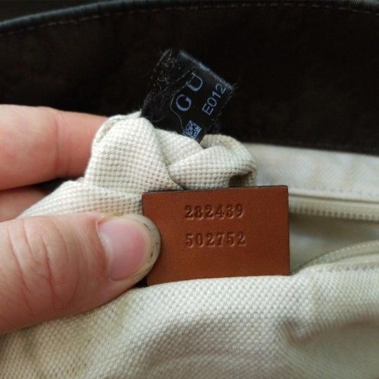 Authentic Gucci GG Monogram Supreme Nylon Tote Bag
