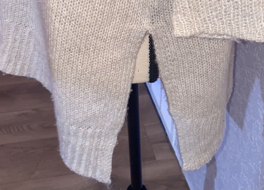 RD Style X Francesca’s V Neck Poncho Sweater