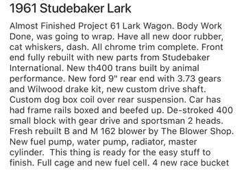 1961 Studebaker Lark Station Wagon Thumbnail
