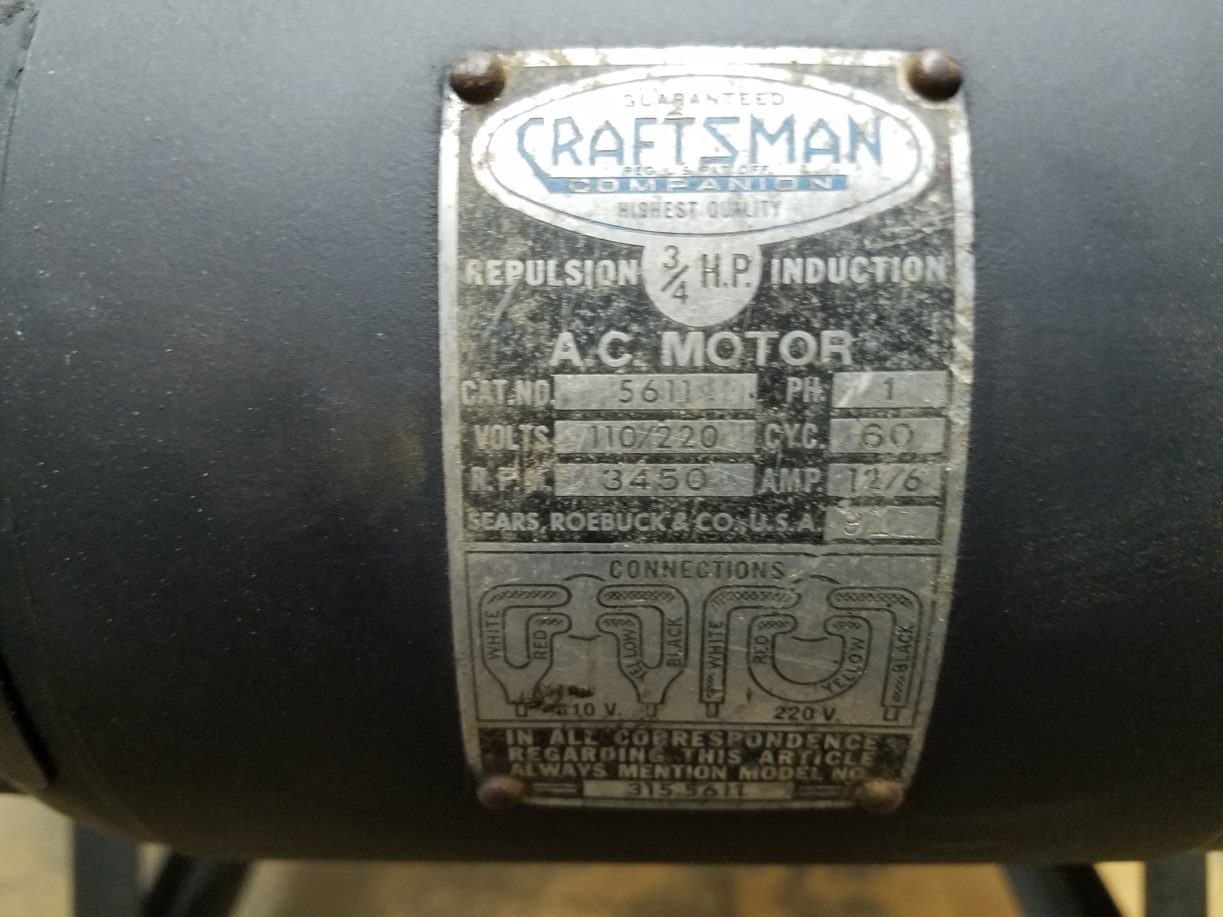 1938 craftsman table saw