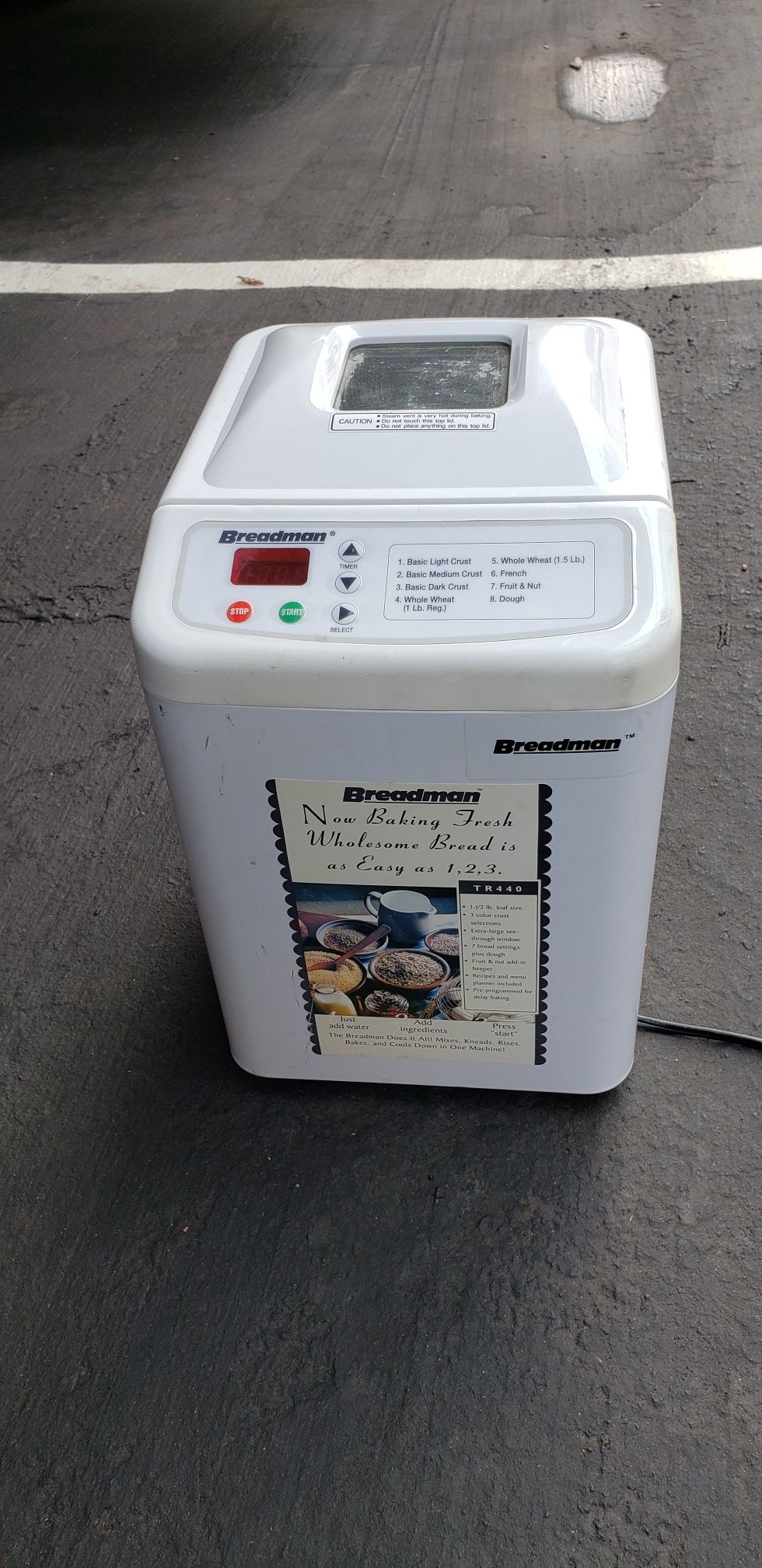 Breadman bread maker