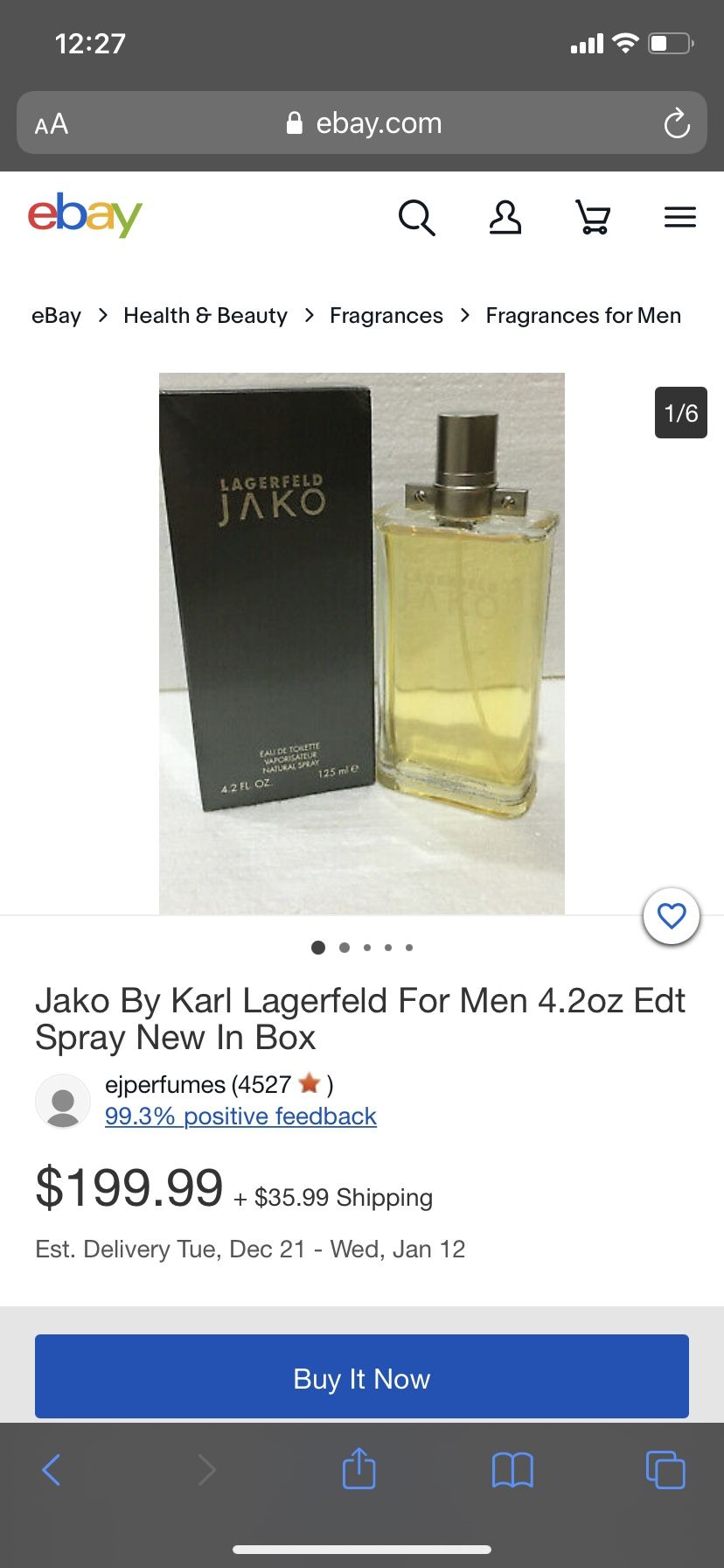 Lagerfeld Jako cologne
