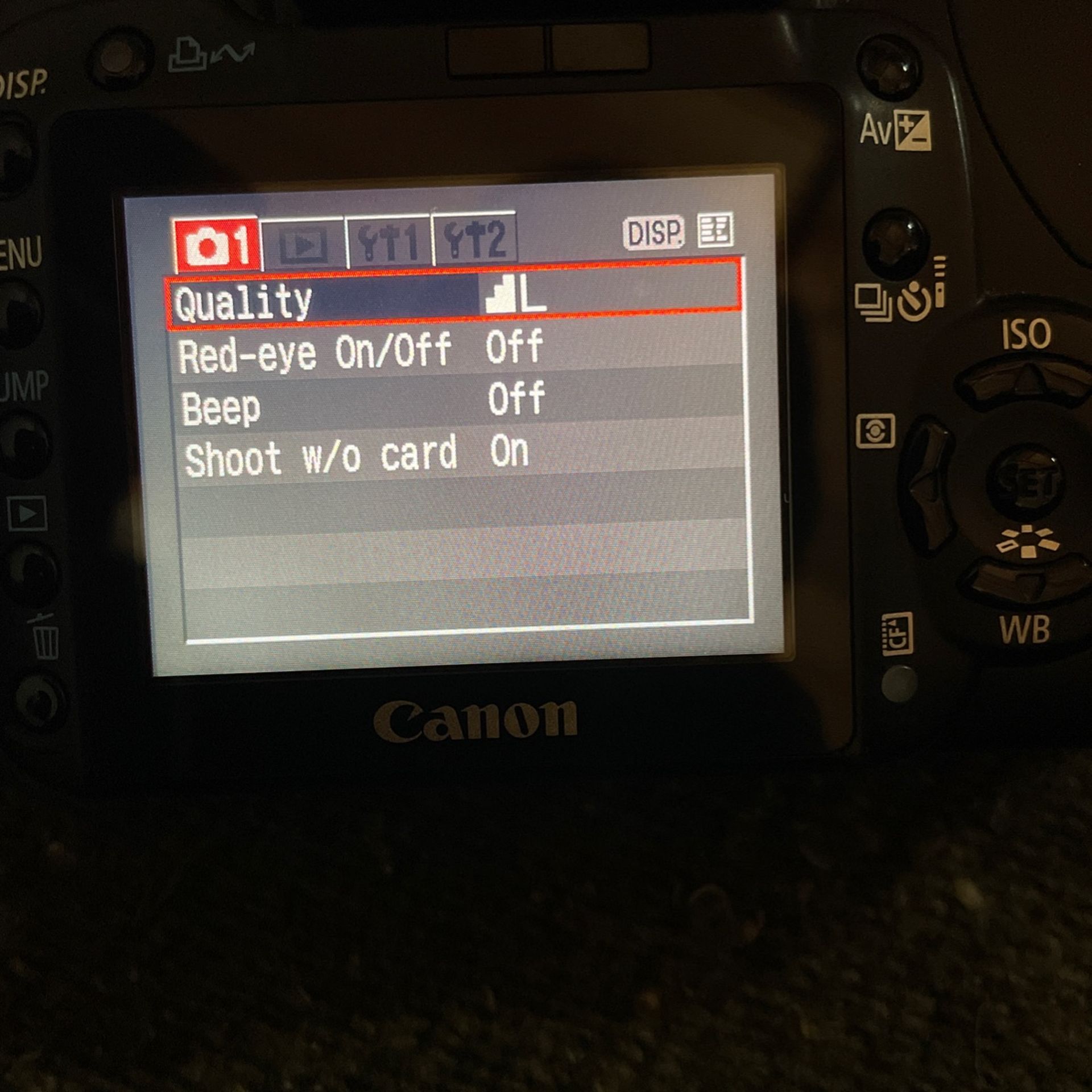 CANON XTI REBEL DSLR CAMERA