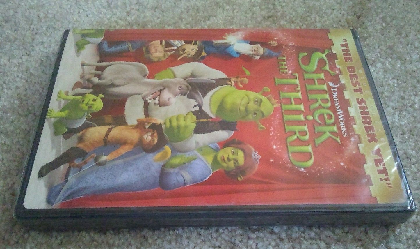 SHREK THE THIRD DVD "THE BIGGEST COMEDY OF THE YEAR!" NEW/ SEALED!