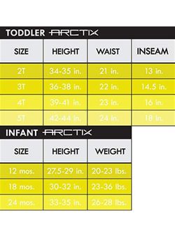 Brand Arctix Infant/Toddler Chest High Snow Bib Overalls The 1575 Arctix Infant/Toddler Chest High Insulated Snow Bib Overalls are an outstanding v Thumbnail