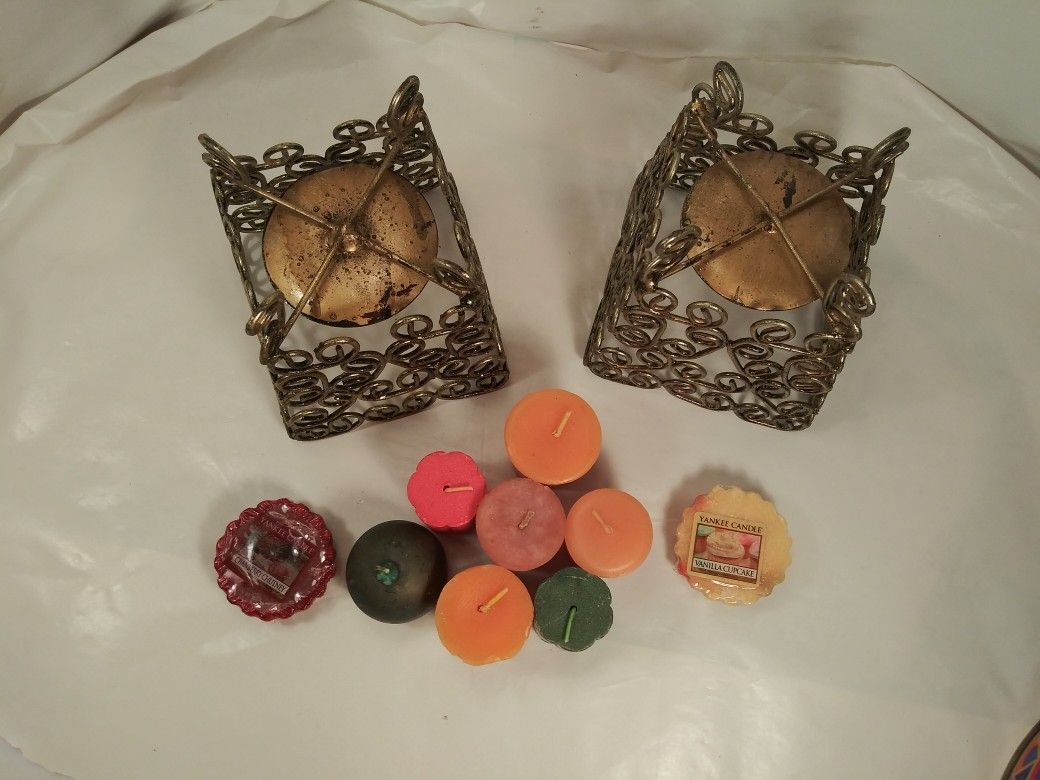Gold Decorative Candle Holders Yankee Candle