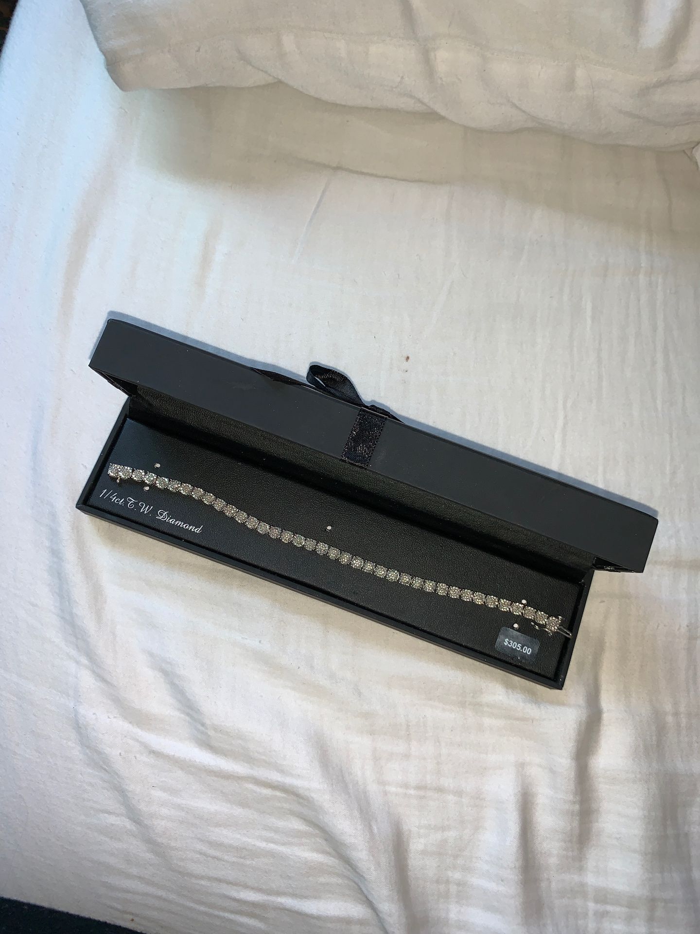 Kohl’s Sterling Sliver 1/4 ct. Diamond Tennis Bracelet
