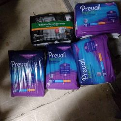 Prevail Daily Fit Adult Diapers Lot. All Together Lot  Thumbnail