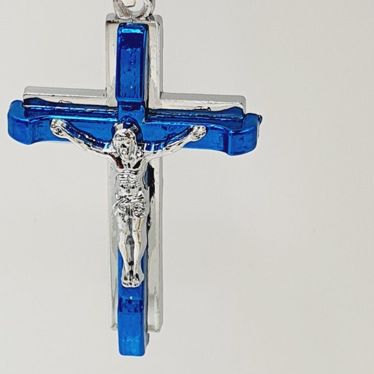 "Multi-layer Metal Creative Cross Necklace, BL088