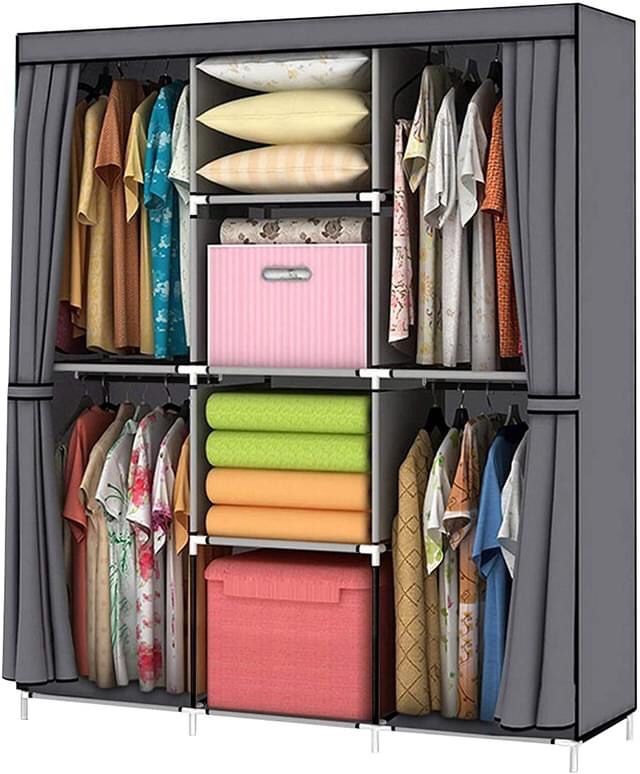 Portable Organizer Shelf Wardrobe Clothes