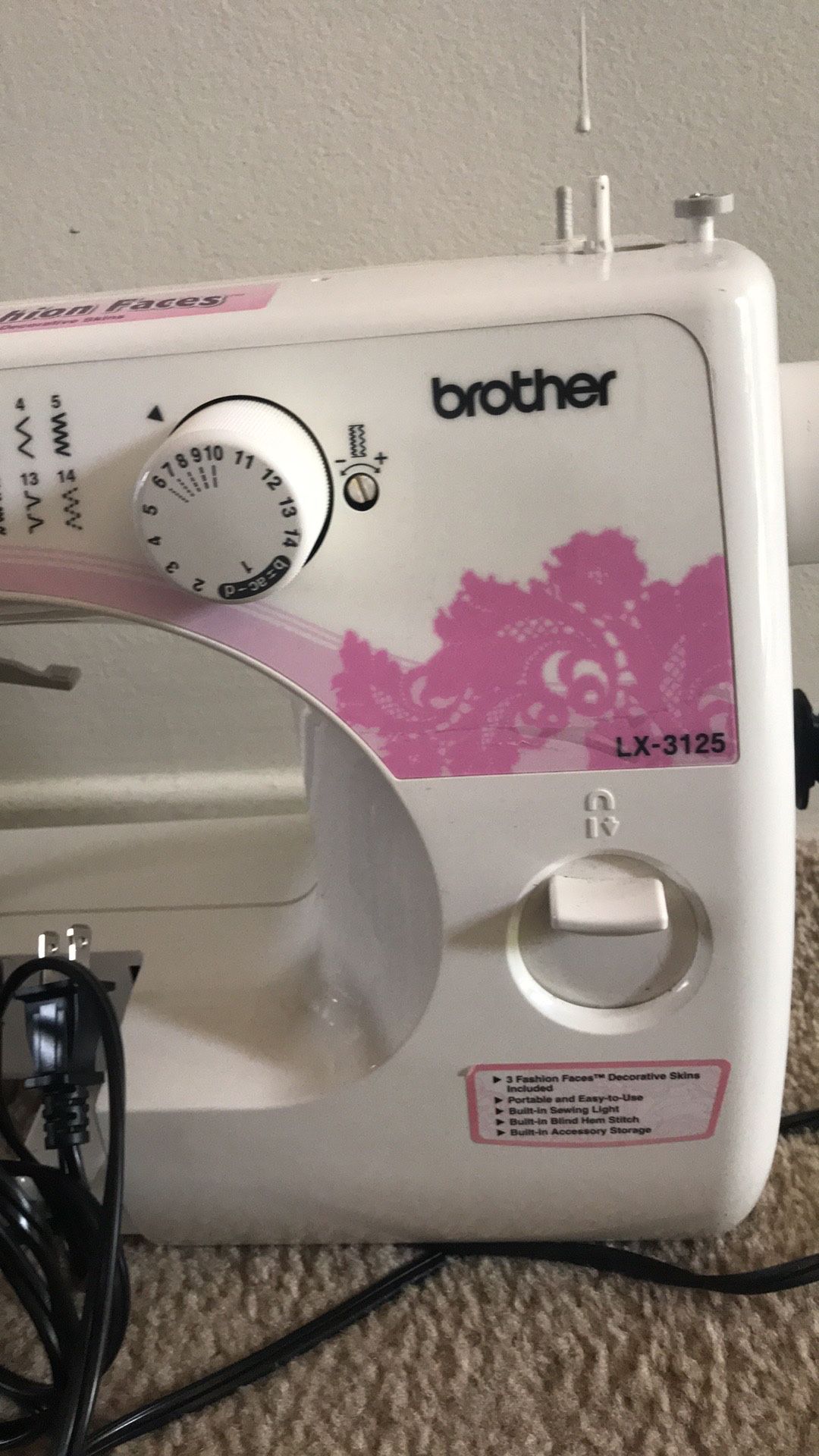 Brother sewing machine LX- 3125