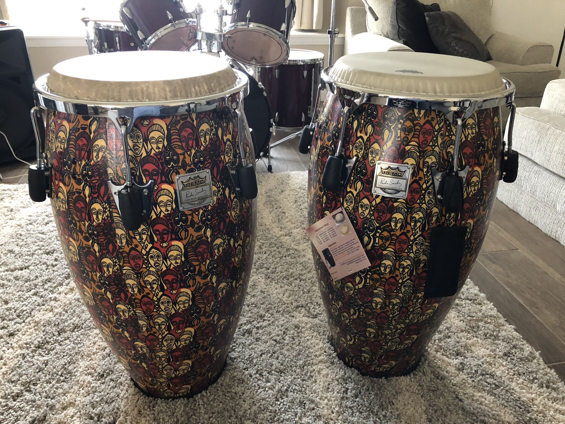Remo “Poncho Sanchez signature series” congas for Sale in ROWLAND HGHTS