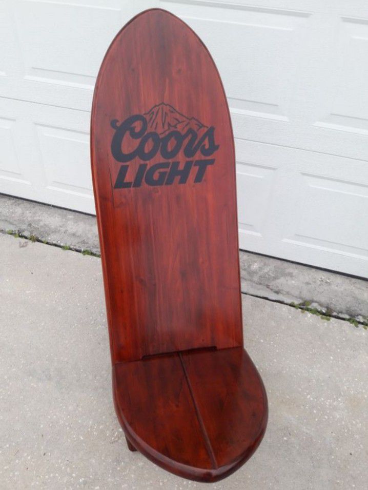 Coors Light Surfboard Chair
