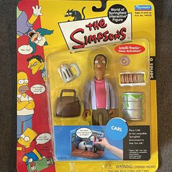 The Simpsons World Of Springfield Carl Action Figure Thumbnail