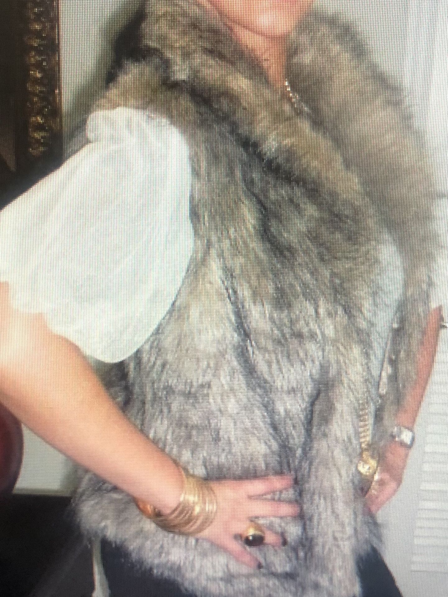 Faux Fur Vest Size Médium