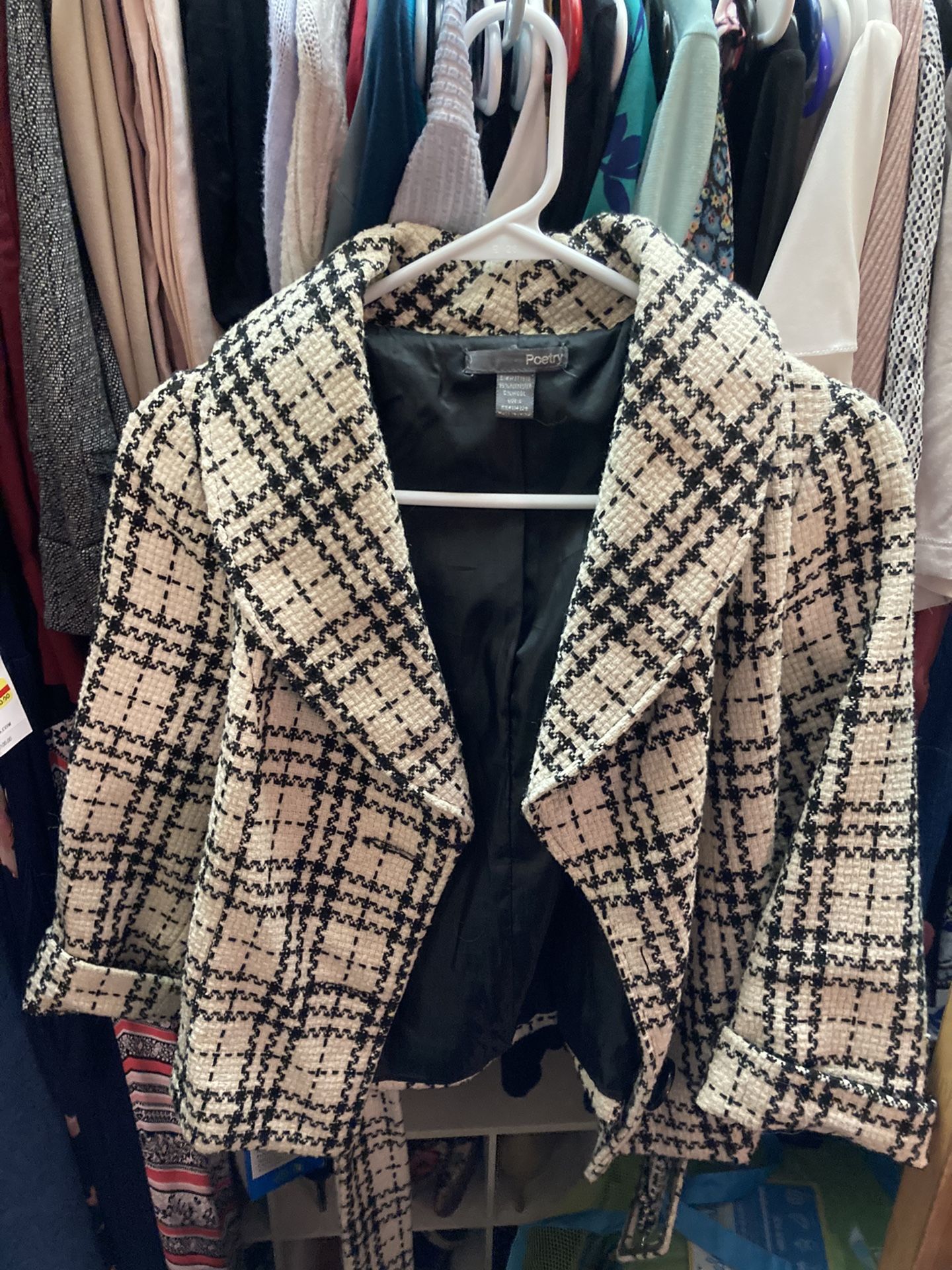 Sweatshirts, Suit Jackets, Size 12 AE Jeans, Rain Coat