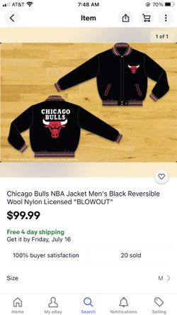 Chicago bulls Jacket  MEDIUM Size  Thumbnail