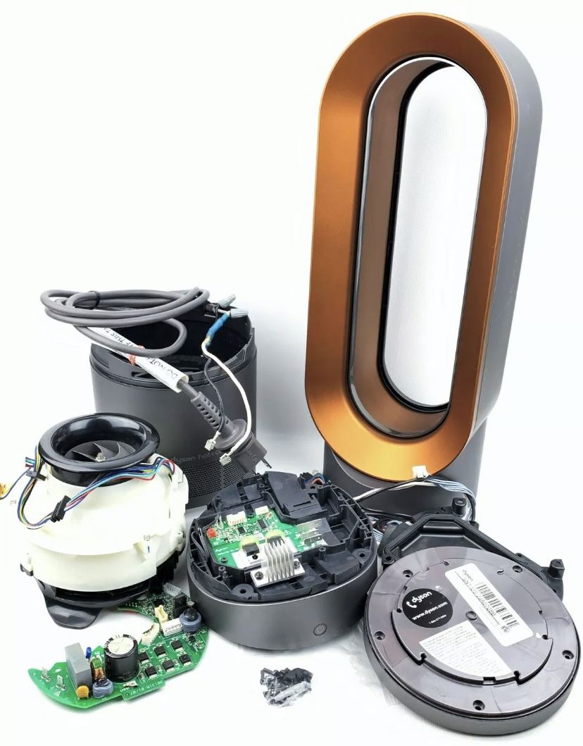 FOR PARTS OR REPAIR Dyson AM09 Hot + Cool Fan Heater Iron/Copper for