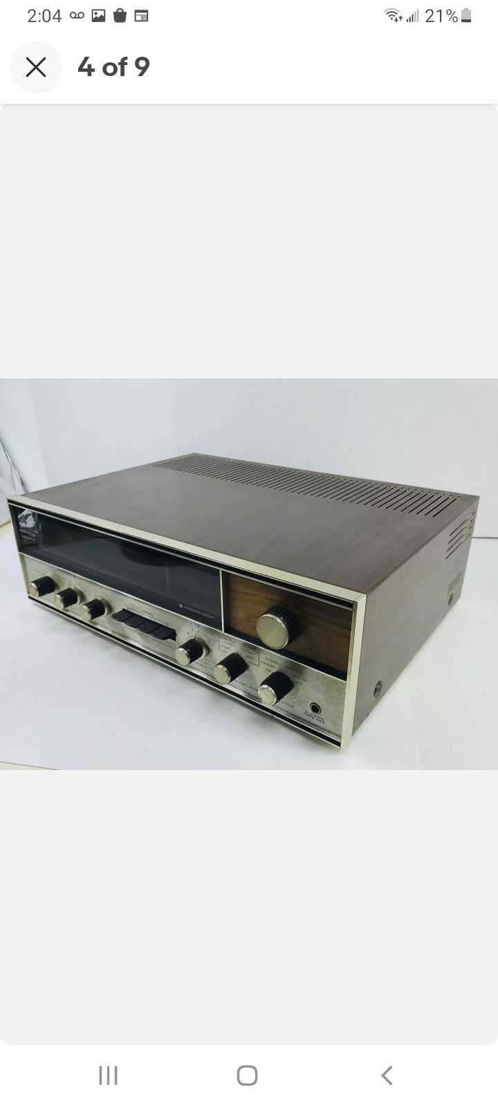Vintage Kenwood KR-77 AM-FM Stereo Tuner Amplifier Receiver 