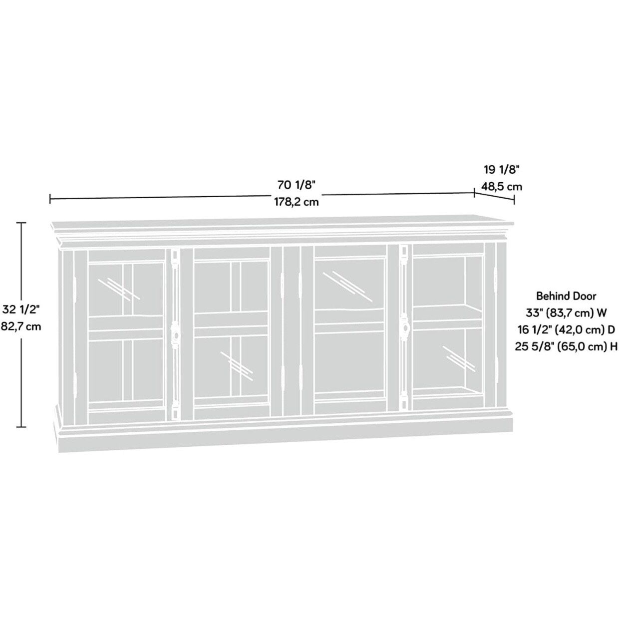 Storage/ Media/ TV/ Banquet Cabinet