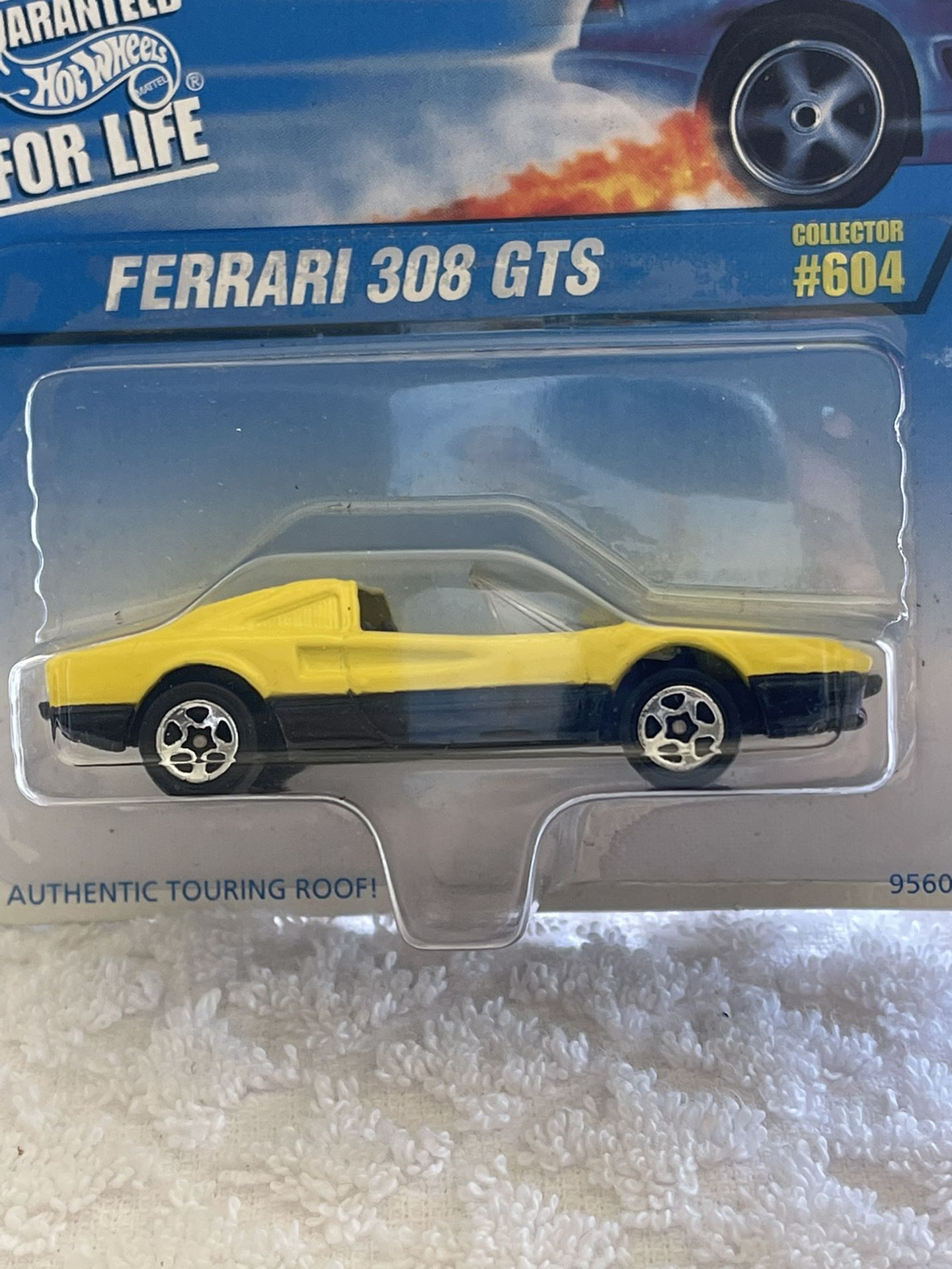 1996 Hot Wheels Ferrari 308 GTS #604 5 Spoke Wheels 1/64 Htf