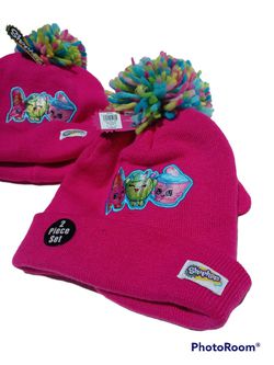 Lot of 2 NWT Shopkins Girls 2 Piece Sets Hat Mittens/ Gloves Pink One Size 4-12 New with Tags Flaw

Includes two 2 piece sets, for a total of 4 items: Thumbnail