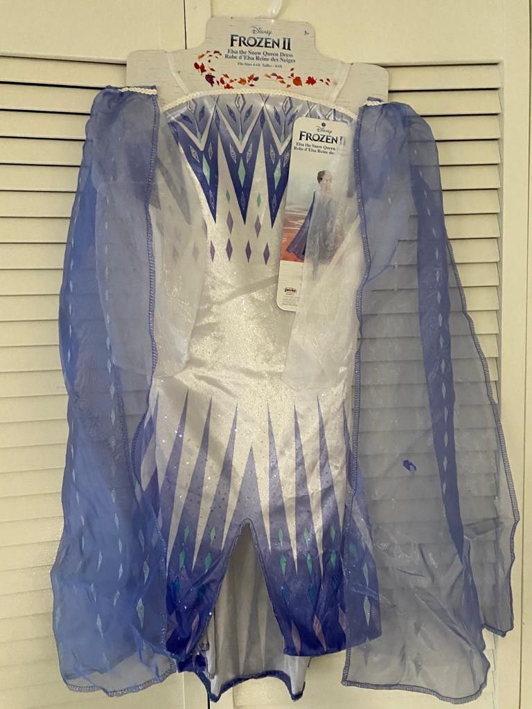 Frozen 2 Elsa Epilogue Dress For Girls, New Movie Princess Dress Up Costume For Halloween Christmas Party, Outfit Fits Sizes 4-6X - For Girls Ages ...