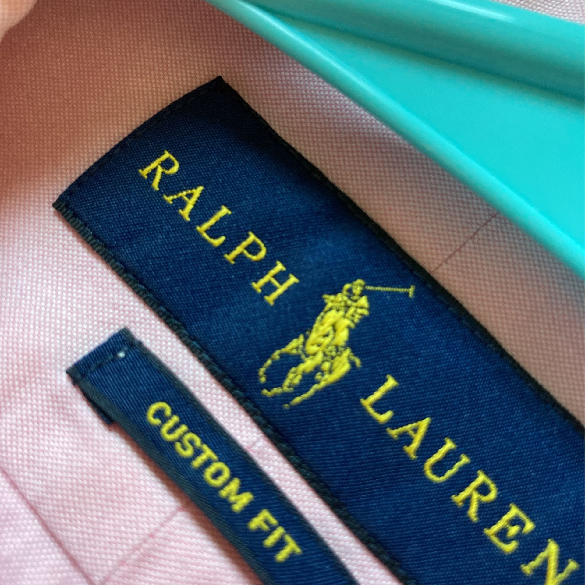 POLO RALPH LAUREN (Men’s Adult sz. L) Dress shirts: | + | business-professional belts (Men’s waist-sz’s. 31-32, 36, 34, & 32-34 [3 black, 1 brown):