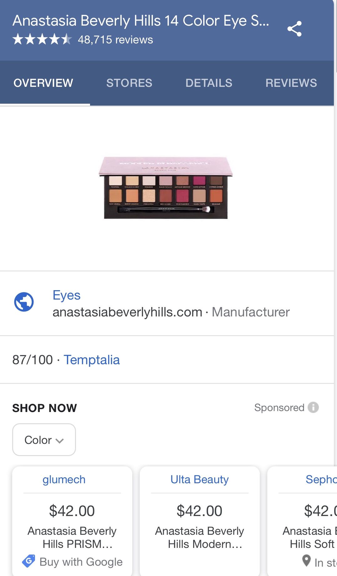 ABH Modern Renaissance Eyeshadow Palette