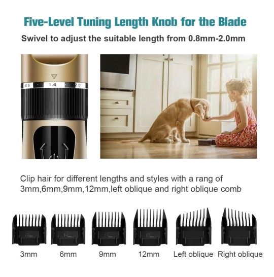 Proffesional Grade Pet Grooming Trimmer