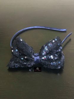 Sequin Bow Headband Thumbnail