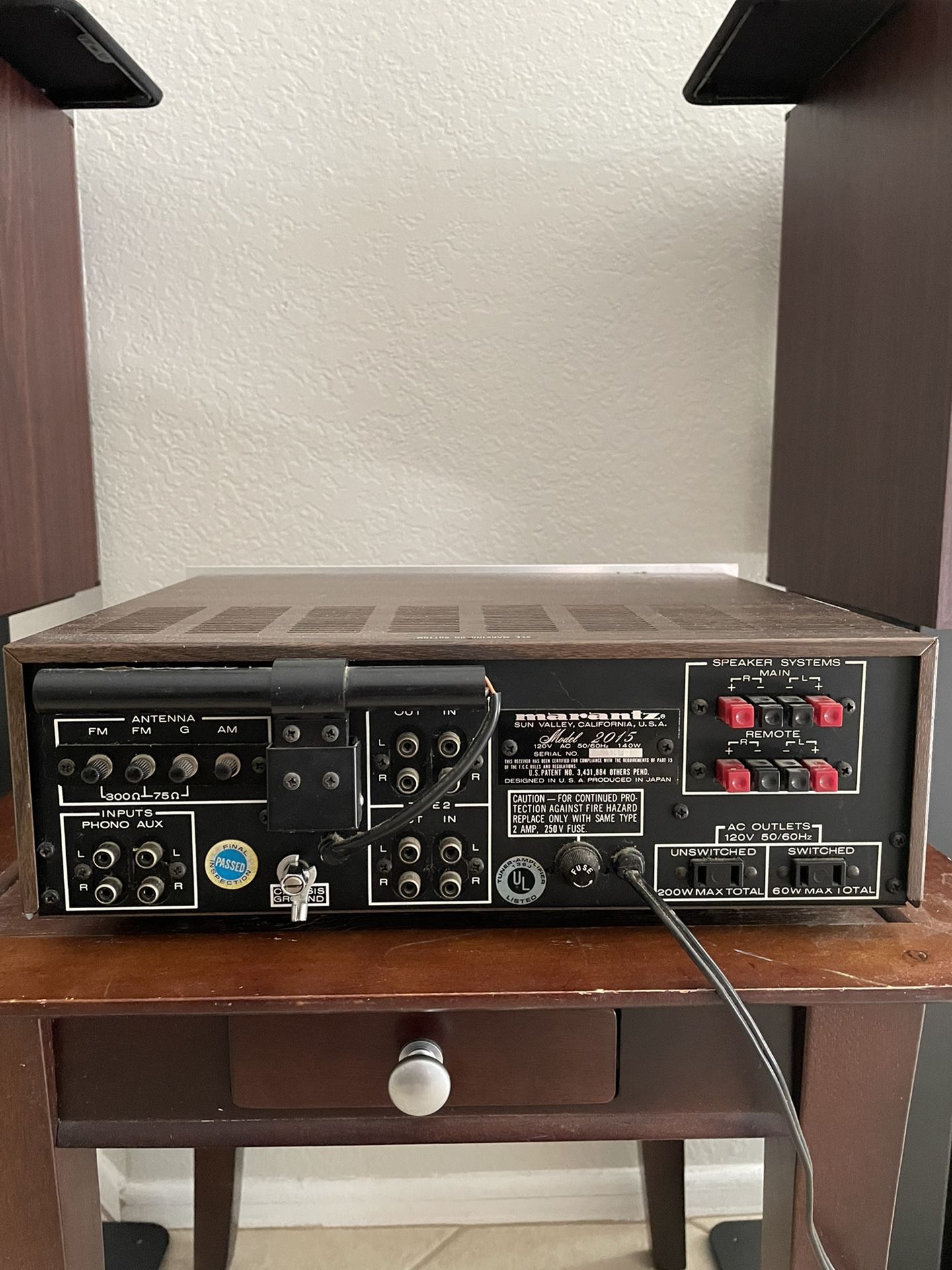 Marantz Stereo Receiver And Monitor Audio Speaker Set Up