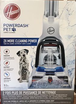 NEW! Hoover PowerDash Pet Compact Carpet Cleaner, Lightweight, FH50700, Blue Thumbnail